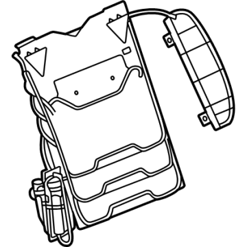 Cadillac 13558038 Lumbar Support