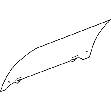 GMC 15224499 Lift Gate Glass