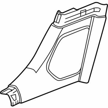 Chevy 85117722 Rear Sill Plate