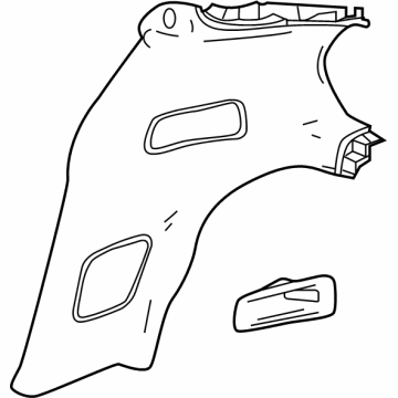 Chevy 84507924 Lock Pillar Trim