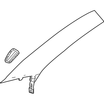 Chevy 85512196 Windshield Pillar Trim