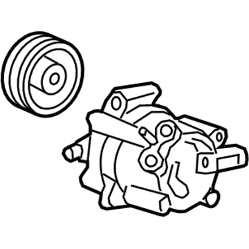 GM 19130316 Compressor Assembly 19130316 GM Compressor Assembly Illustration 1 of 1