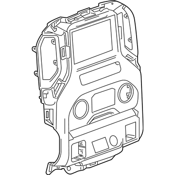 GM 84054807 Trim Plate 84054807 GM Trim Plate Illustration 1 of 1