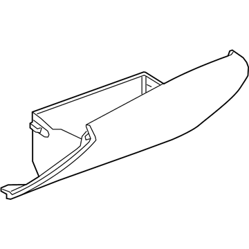 GM 84216061 Glove Box Door, Black 84216061 GM Glove Box Door, Black Illustration 1 of 1