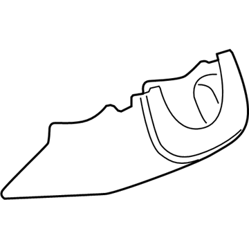 92219694 GM Lower Column Cover Illustration 1 of 1