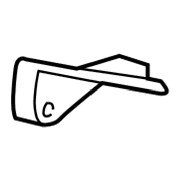 12573679 GM Serpentine Belt Shield Illustration 1 of 1