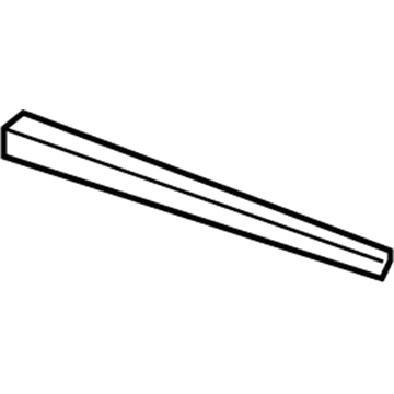 GM 22890035 Body Side Molding, Driver Side 22890035 GM Body Side Molding, Driver Side Illustration 1 of 1