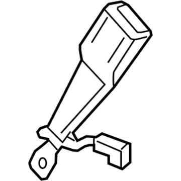 GM 19302814 Buckle, Driver Side 19302814 GM Buckle, Driver Side Illustration 1 of 1
