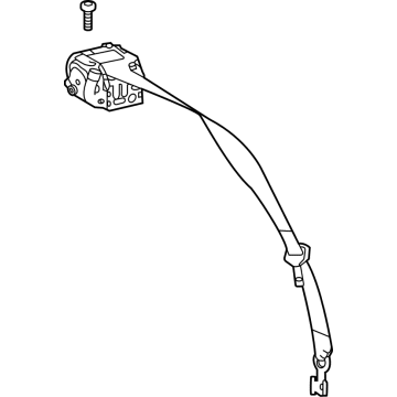 Chevy 84609048 Seat Belt Assembly