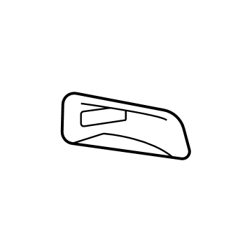Chevy 87859133 Seat Belt Bezel