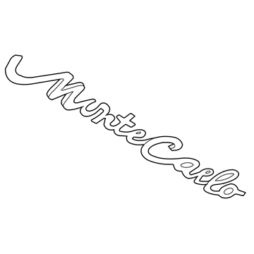 Chevy 10289679 Nameplate