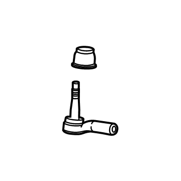 GM 84467789 Outer Tie Rod 84467789 GM Outer Tie Rod Illustration 1 of 1