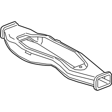 39096567 GM Rear Duct Illustration 1 of 1