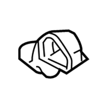 39011375 GM Floor Duct, Passenger Side Illustration 1 of 1