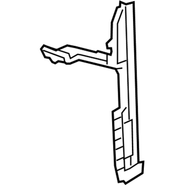 GM 95427364 Side Air Baffle 95427364 GM Side Air Baffle Illustration 1 of 1