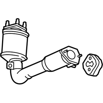 20910567 GM Catalytic Converter Illustration 1 of 1