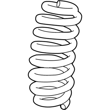 GM 84312880 Coil Spring, Rear 84312880 GM Coil Spring, Rear Illustration 1 of 1