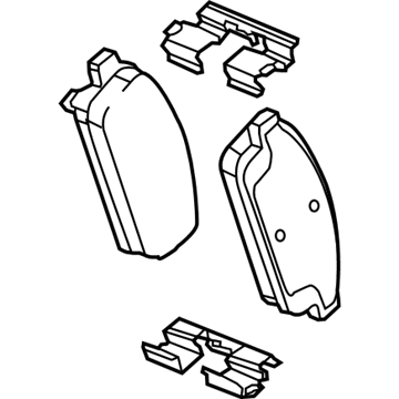 Chevy Cruze Brake Pads - 13404405