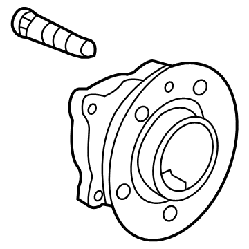 13591999 GM Hub Assembly, Rear Illustration 1 of 1