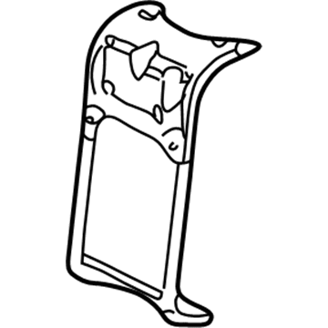 GM 25715890 Latch Support 25715890 GM Latch Support Illustration 1 of 1