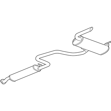 Chevy 25907235 Muffler