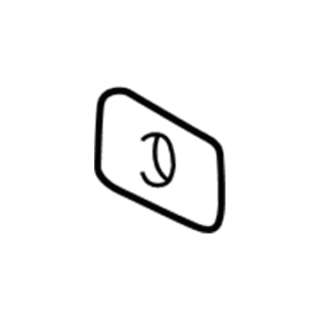 GM 12553021 Exhaust Pipe Seal 12553021 GM Exhaust Pipe Seal Illustration 1 of 1
