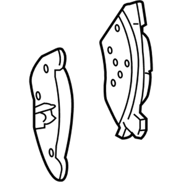Chevy Equinox Brake Pads - 19168900