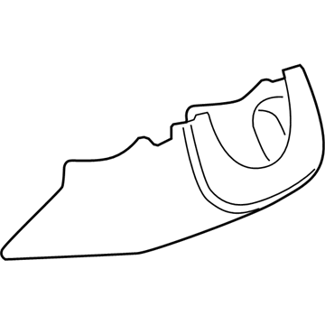 GM 92262950 Lower Column Cover 92262950 GM Lower Column Cover Illustration 1 of 1