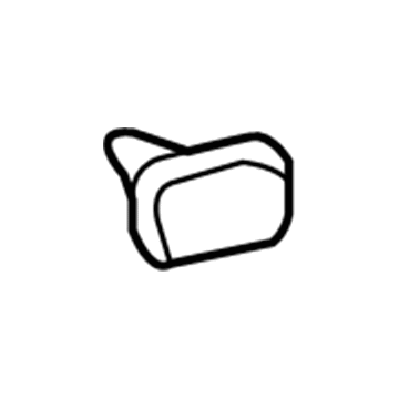 GM 15881912 Rocker Molding Retainer, Center 15881912 GM Rocker Molding Retainer, Center Illustration 1 of 1
