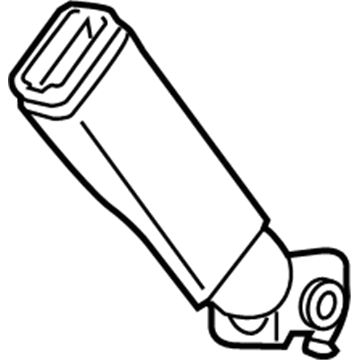GM 84604751 Buckle End, Beige 84604751 GM Buckle End, Beige Illustration 1 of 1