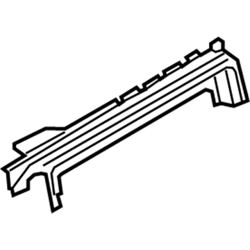 GM 19317105 Rail Reinforcement, Outer Passenger Side 19317105 GM Rail Reinforcement, Outer Passenger Side Illustration 1 of 1