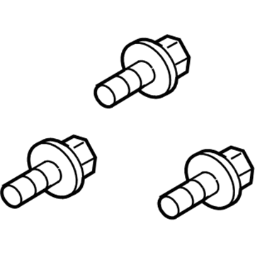 GM 93175917 Pulley Bolt 93175917 GM Pulley Bolt Illustration 1 of 1