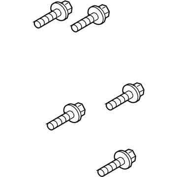 GM 11099521 Water Pump Bolt 11099521 GM Water Pump Bolt Illustration 1 of 1
