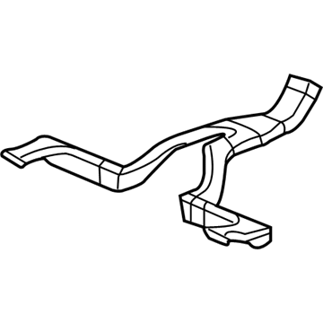 GM 10348191 Floor Duct 10348191 GM Floor Duct Illustration 1 of 1
