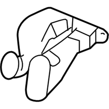 GM 15213411 Center Duct 15213411 GM Center Duct Illustration 1 of 1