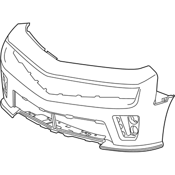 22831868 GM Bumper Cover, Front Illustration 1 of 1