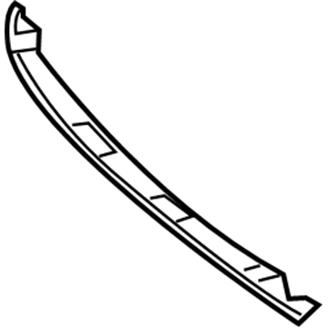 92238867 GM Filler Molding Illustration 1 of 1