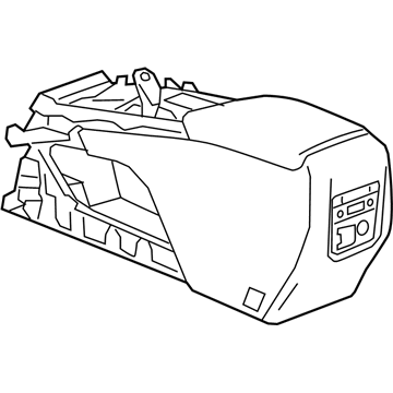 GM 84681214 Console Assembly 84681214 GM Console Assembly Illustration 1 of 1