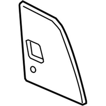 GM 84377171 Access Cover, Passenger Side 84377171 GM Access Cover, Passenger Side Illustration 1 of 1