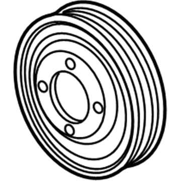 Chevy Malibu Water Pump Pulley - 55581050