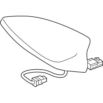 GM 84656569 Antenna, Black 84656569 GM Antenna, Black Illustration 1 of 1
