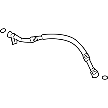 15222109 GM Evaporator Hose Illustration 1 of 1