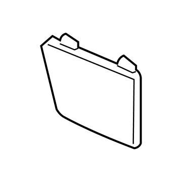 84496390 GM Storage Cover, Black Diamon, Rear Illustration 1 of 1