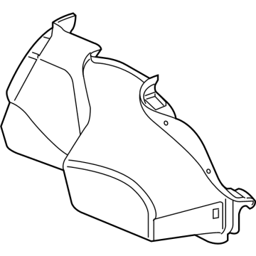 23507579 GM Trunk Side Trim, Black Diamon, Rear Passenger Side Illustration 1 of 1