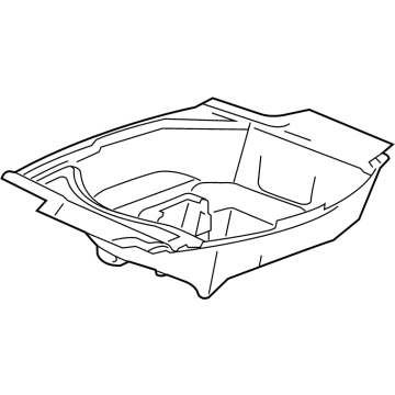 GM 84234744 Storage Compart, Black Diamon, Rear 84234744 GM Storage Compart, Black Diamon, Rear Illustration 1 of 1