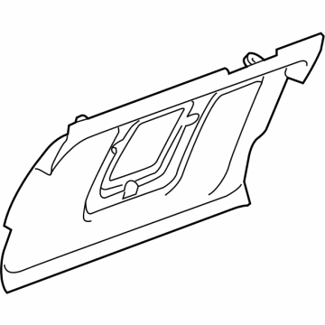 84230606 GM Front Trim, Black Diamon Illustration 1 of 1