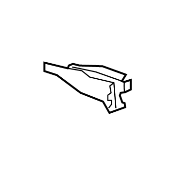 GM 52015798 Sill Reinforcement, Passenger Side 52015798 GM Sill Reinforcement, Passenger Side Illustration 1 of 1