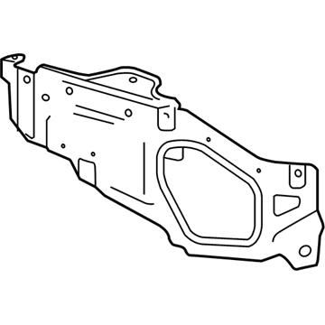 GM 84539975 Bumper Bracket, Passenger Side 84539975 GM Bumper Bracket, Passenger Side Illustration 1 of 1