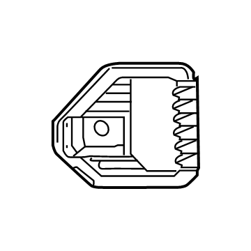GM 84220376 Trim Cover, Black, Front Driver Side 84220376 GM Trim Cover, Black, Front Driver Side Illustration 1 of 1