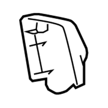 89041820 GM Latch Cover Illustration 1 of 1